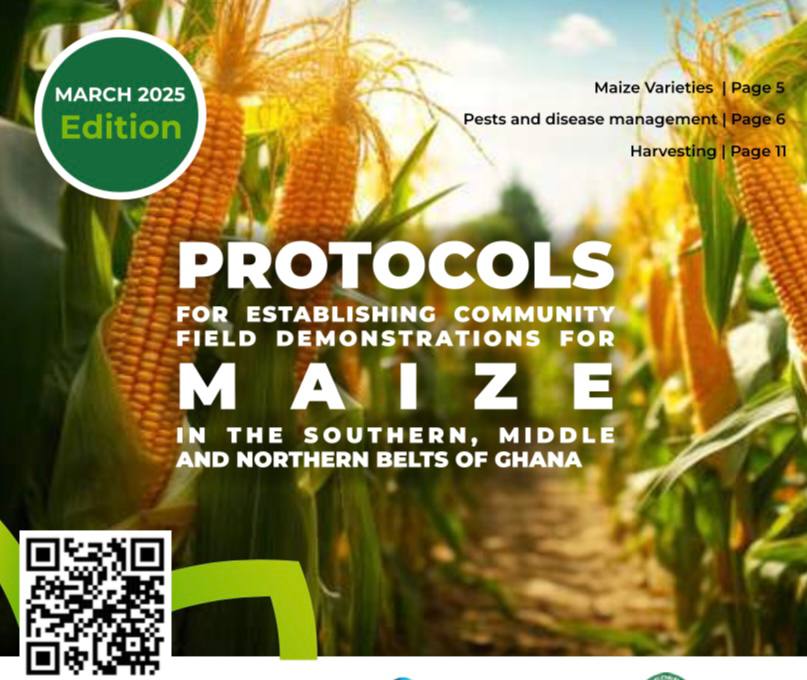 PROTOCOLS FOR ESTABLISHING COMMUNITY FIELD DEMONSTRATION FOR MAIZE IN THE SOUTHERN, MIDDLE AND NORTHERN BELTS OF GHANA