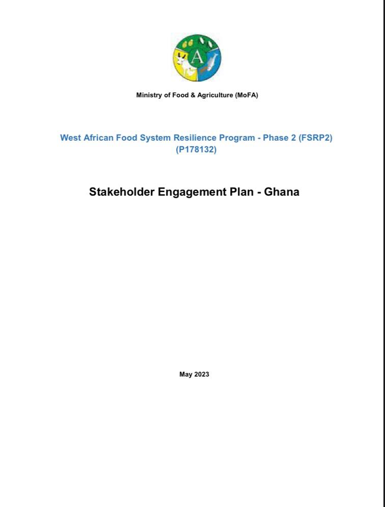 Stakeholder Engagement Plan - Ghana